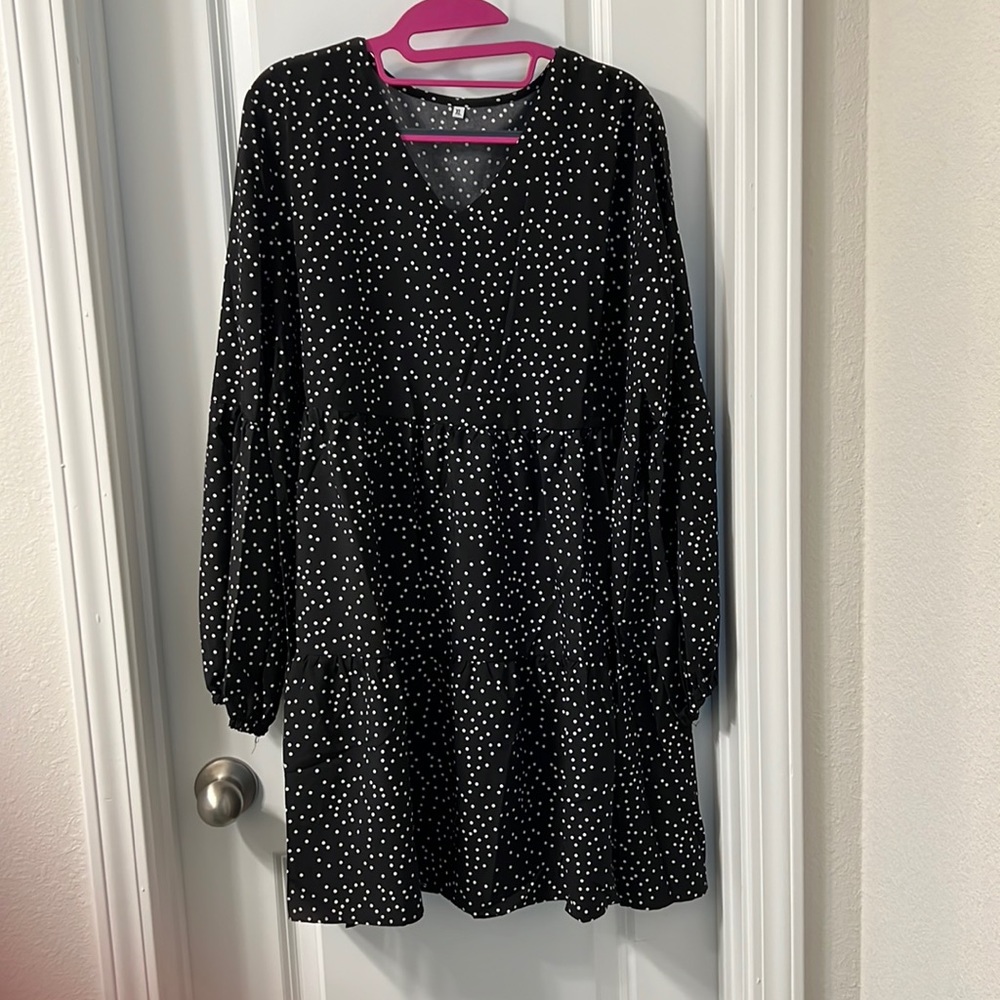 Black & White Polka dot dress